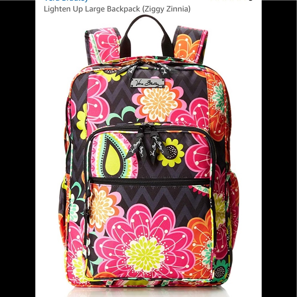 Vera Bradley “Ziggy Zinnia” Backpack and Lunchbox